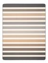Woondeken - Plaid Grijs / beige gestreept