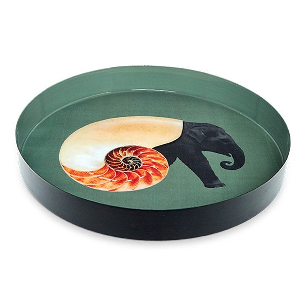 Plateau rond Schellephant - 33cm