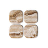 Onyx Coaster - Zandkleurig - set van 4 stuks