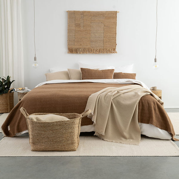 Jute Mand - Wasmand - Naturel - Large