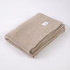 Moyha - plaid - woondeken - klassiek premium deken beige - 130cm x 170cm