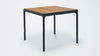 BAMBOO FOUR DINING TABLE ZWART