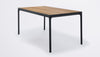 BAMBOO FOUR DINING TABLE ZWART L