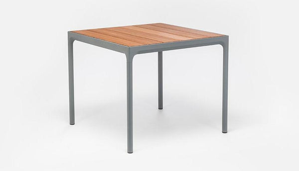 BAMBOO FOUR DINING TABLE ZWART