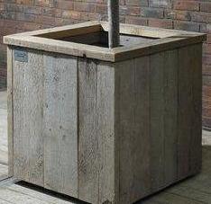 STEIGERHOUTEN BLOEMBAK 60CM X60CM
