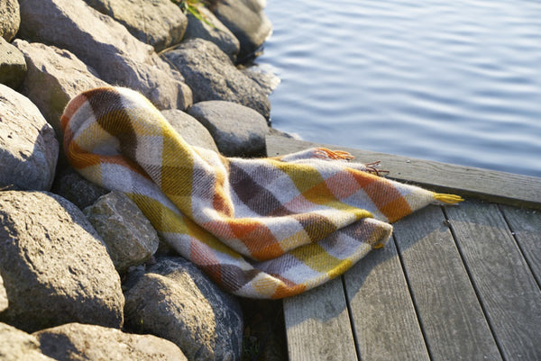 Klippan - Plaid - Brushed - Gotland - Wol - Multi Rust