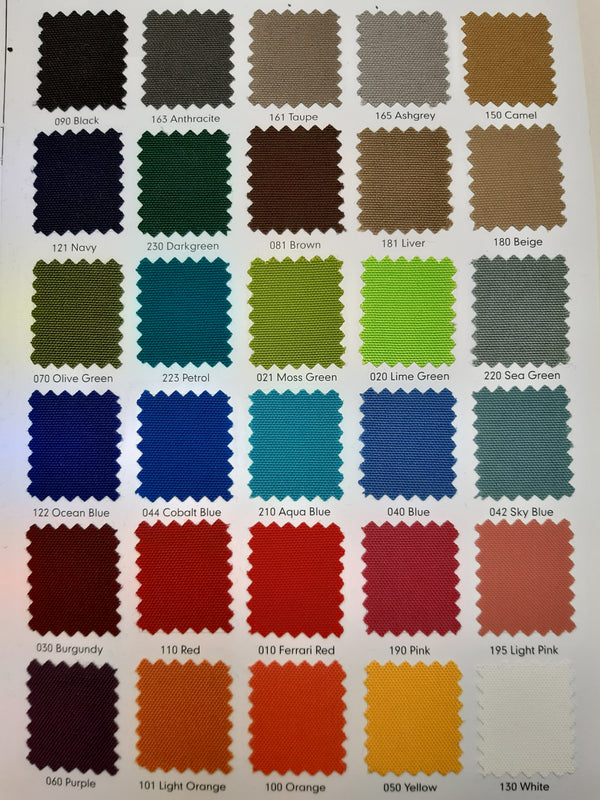 STEIGERHOUTEN 2-DELIGE LOUNGEBANK FANCY MET ZWARTE STRIPPOTEN