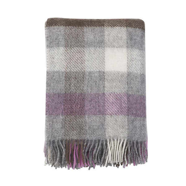 Klippan - Plaid - Brushed - Gotland - Wol - Multi Pastel - Turquoise - Pink