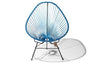 Acapulco stoel blue metalic