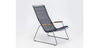 CLICK LOUNGE CHAIR BLACK -OUTDOOR STOEL HOUE ZWART-PVC