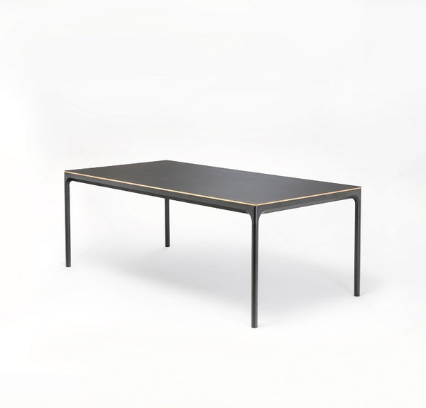 BAMBOO FOUR DINING TABLE BLACK