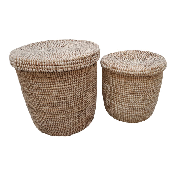 Afrikaanse mand met plat deksel S