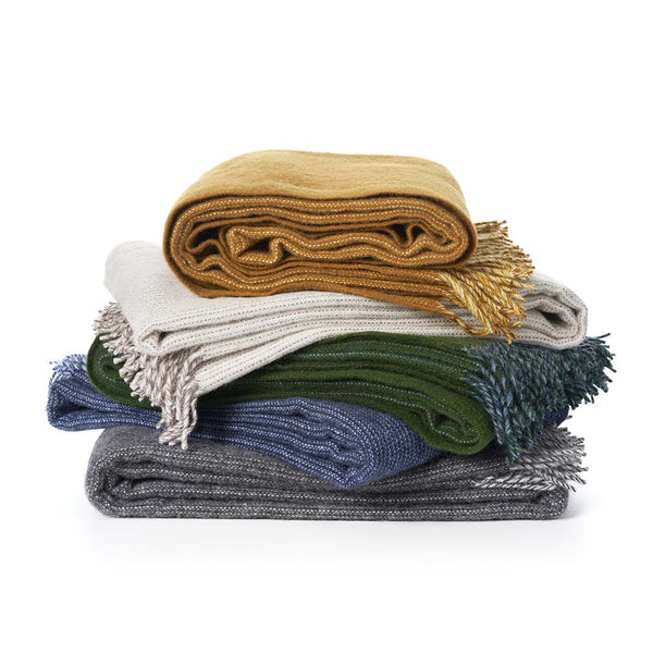 Klippan - Plaid - Wol - Shimmer - Deken - Grey