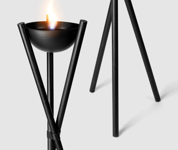 Buitenkaars - metalenstaander - M (140cm)