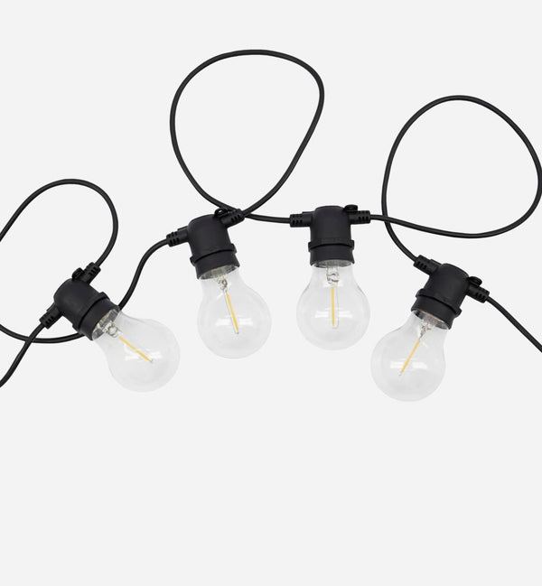 Outdoor Lightchain - Lichtsnoer zwart - standard Bulb