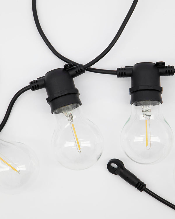 Outdoor Lightchain - Lichtsnoer zwart - standard Bulb