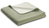Woondeken - Plaid Olijfgroen + beige