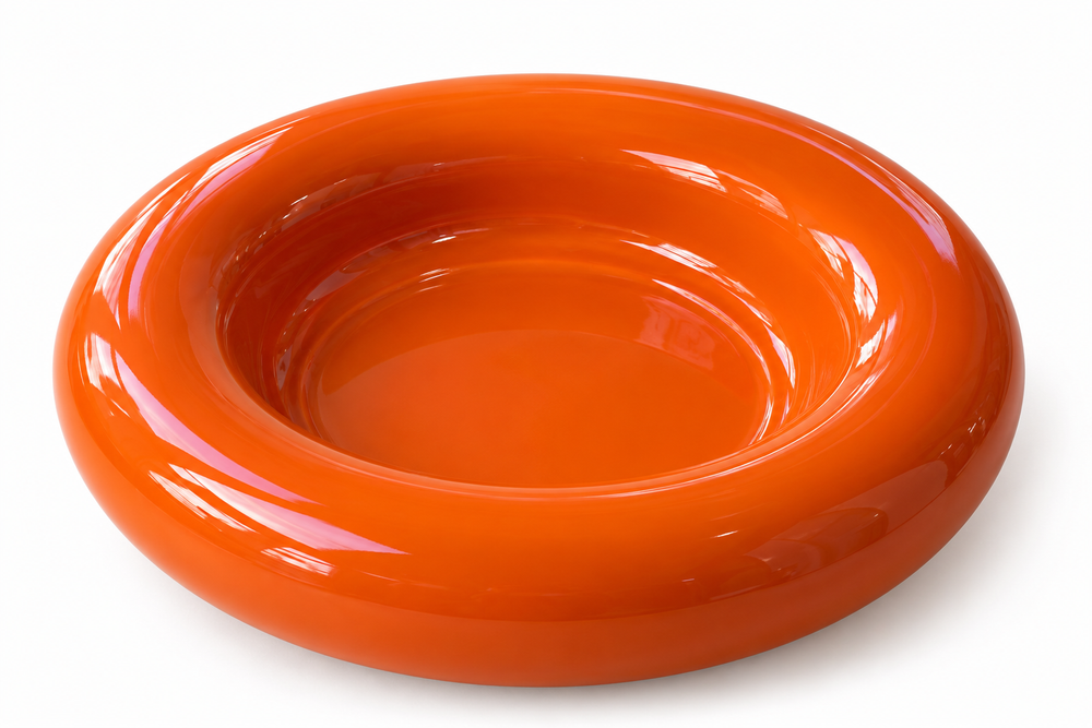 Serveerschaal -fruitschaal  Oranje