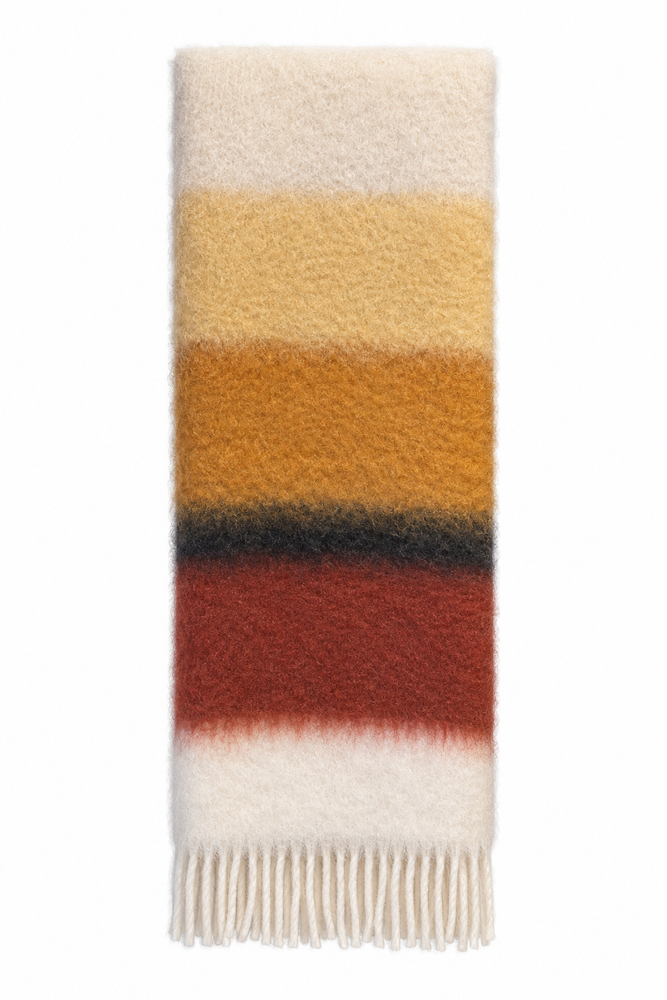 Plaid Mohair rood