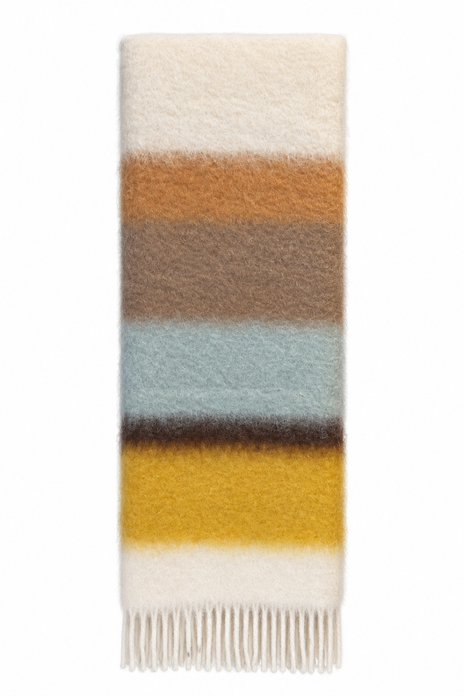 Plaid Mohair geel