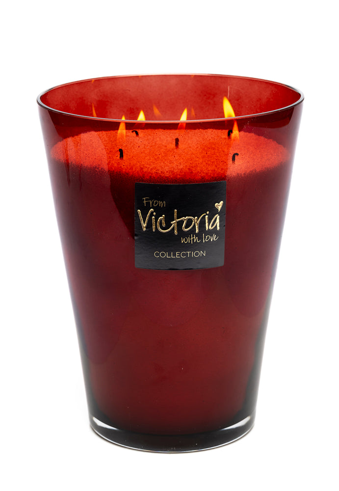 Victoria kaars - Shinny Red - Maat L