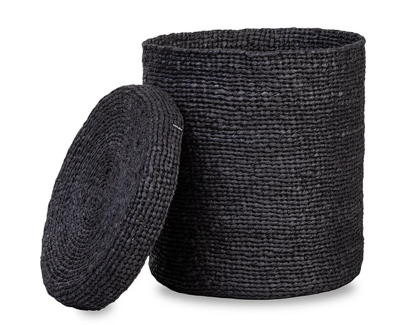 Mand met Deksel -Kiondo -Zwart-Large