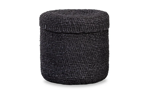 Mand met Deksel -Kiondo -Zwart-Medium