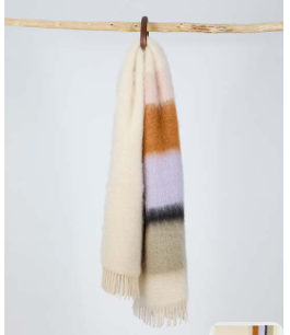 Ezcaray plaid Serenity Off White - Lila - Brick