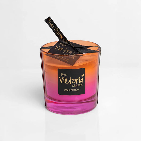 Victoria with love kaars - Roze / Oranje - Zomercollectie