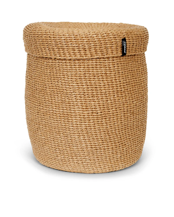 Mand met Deksel -Kiondo Naturel-Medium