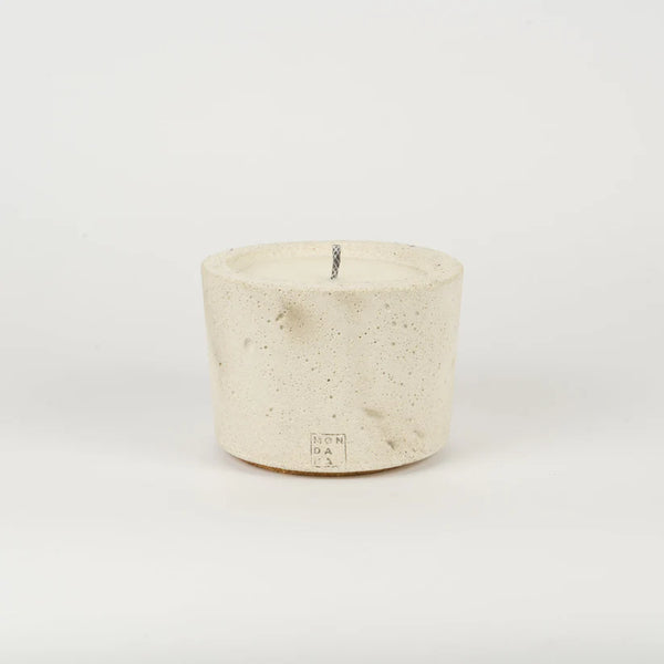 Mon Dada Outdoor Kaars S - White Marble