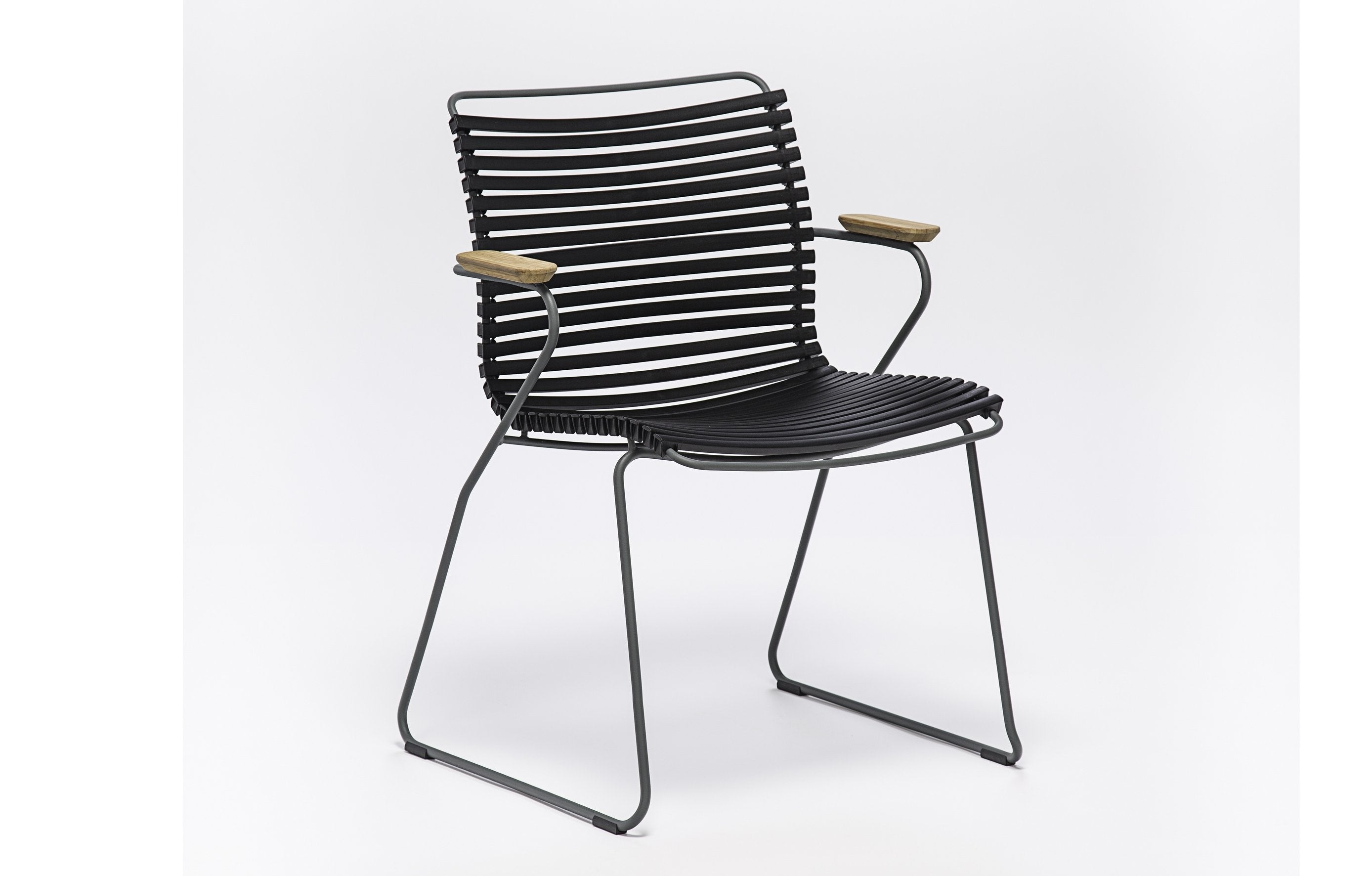 CLICK DINING CHAIR ARMREST BLACK