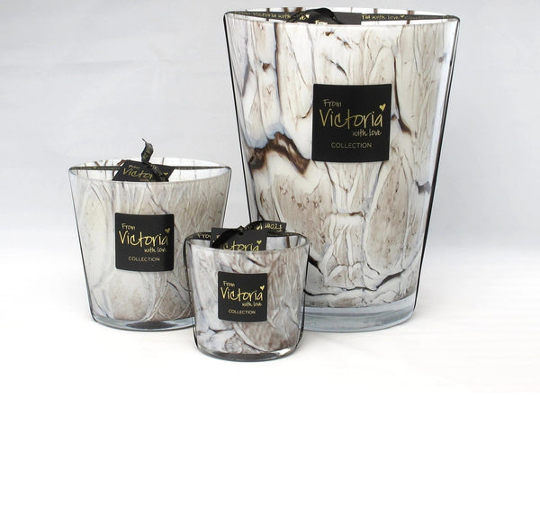 VICTORIA KAARS GLOSSY MARBLE WHITE  TRIO VAN KAARSEN