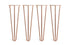 Pinpoten 40cm koper