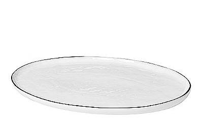 SALT & PEPPER OVAL PLATE BIG