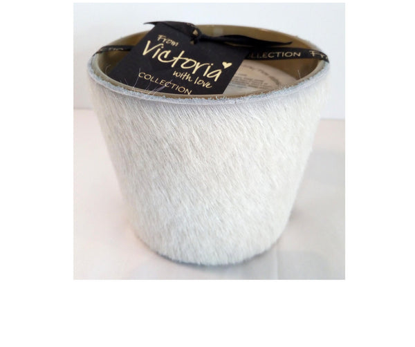 VICTORIA KAARS COW HIDE SALT & PEPPER - M