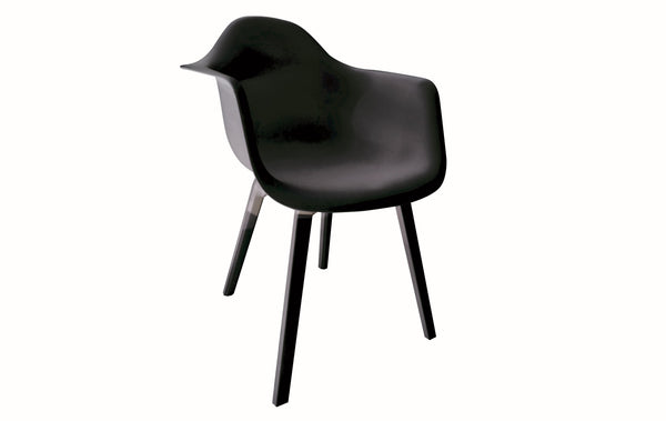 PVC-POLYPROPILENE  OUTDOOR CHAIR BLACK