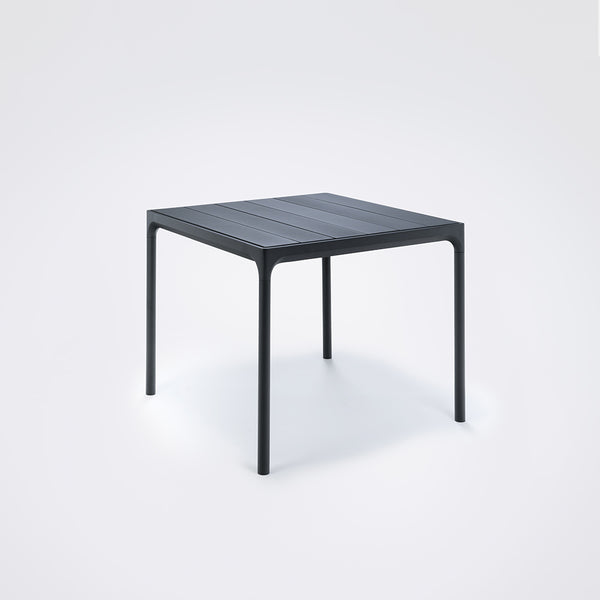 FOUR BAMBOO DINING TABLE BLACK