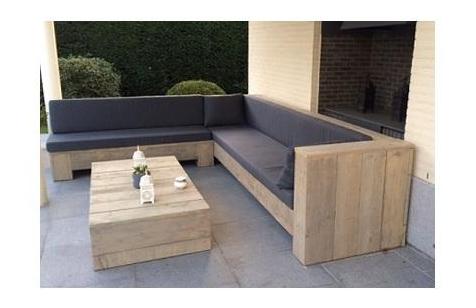 STEIGERHOUTEN HOEKBANK