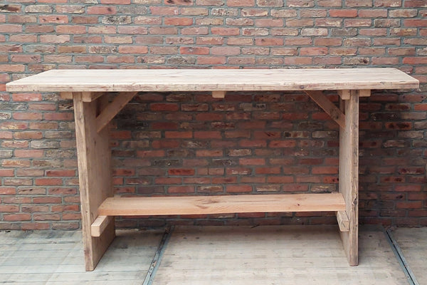 STEIGERHOUTEN BAR TAFEL - STA TAFEL - PARTYTAFEL 220CM LENGTE