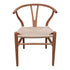 WISHBONE CHAIR-Y-CHAIR -WISHBONE STOEL ESSENHOUT NATUREL+NATUREL  ZITTING-EETKAMERSTOEL