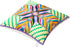 Kleurrijk Mexicaans kussen - groen/ geel  - 45cm x 45cm