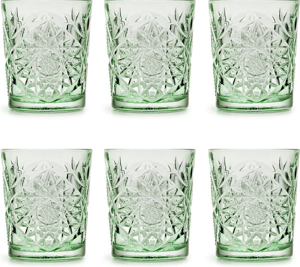 MOND GEBLAZEN WHISKY GLAS HOBSTER 35 CL - GROEN