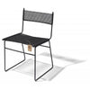 Acapulco dining chair Black - Polanco diner stoel